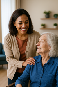SSD working with an elderly resident