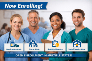 Now enrolling in healthcare programs