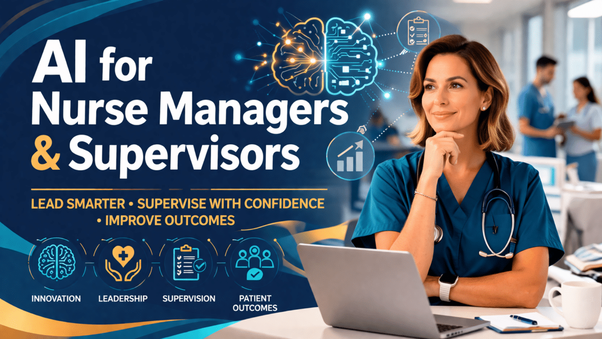 AI Training for Nurse Managers and Supervisors